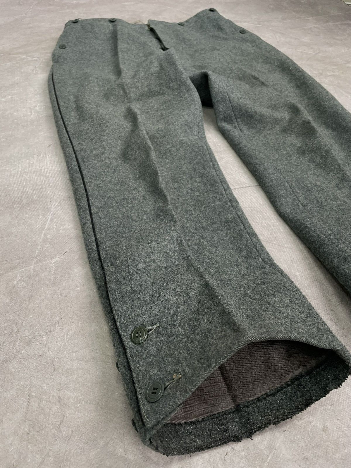 Japanese Brand German army wool pants long front junya watanabe style 90s Size US 34 / EU 50 - 5 Thumbnail