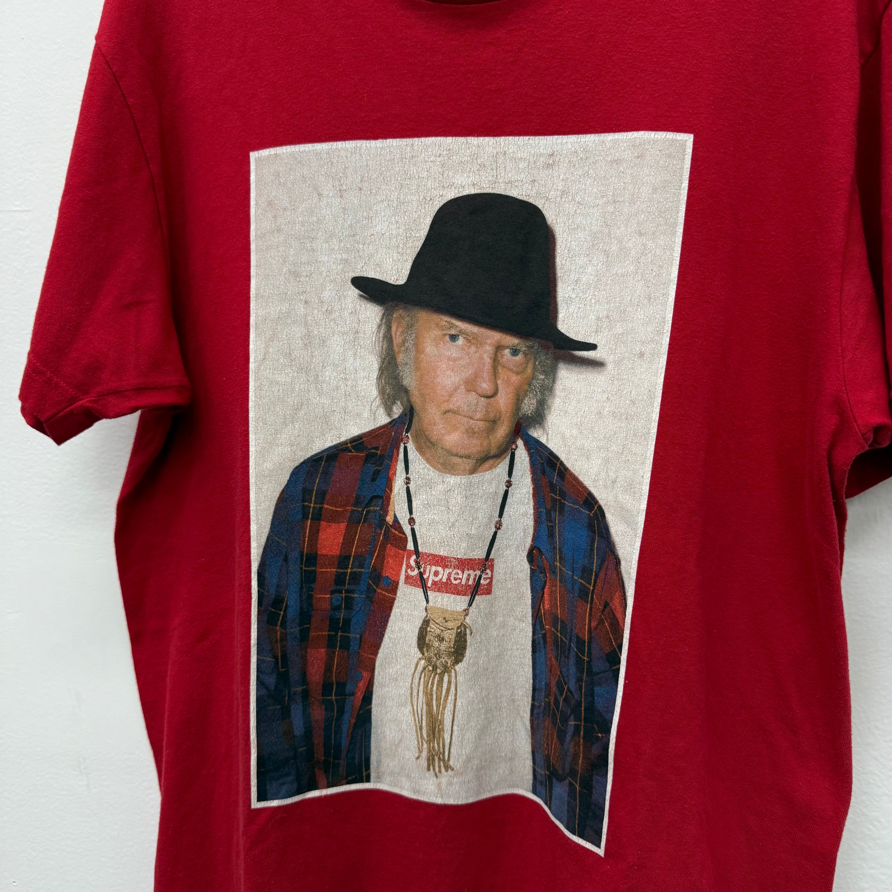Supreme Supreme Neil Young T-Shirt Red Photo Tee - Size L Size US L / EU 52-54 / 3 - 2 Thumbnail