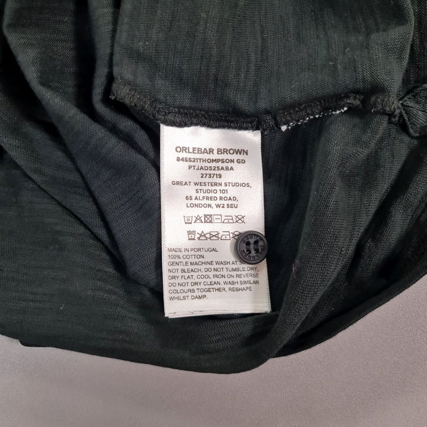 Orlebar Brown Orlebar Brown Polo Shirt Mens XS Black Short Sleeve Button Collared 100% Cotton Preppy Classic Logo Size US XS / EU 42 / 0 - 8 Thumbnail
