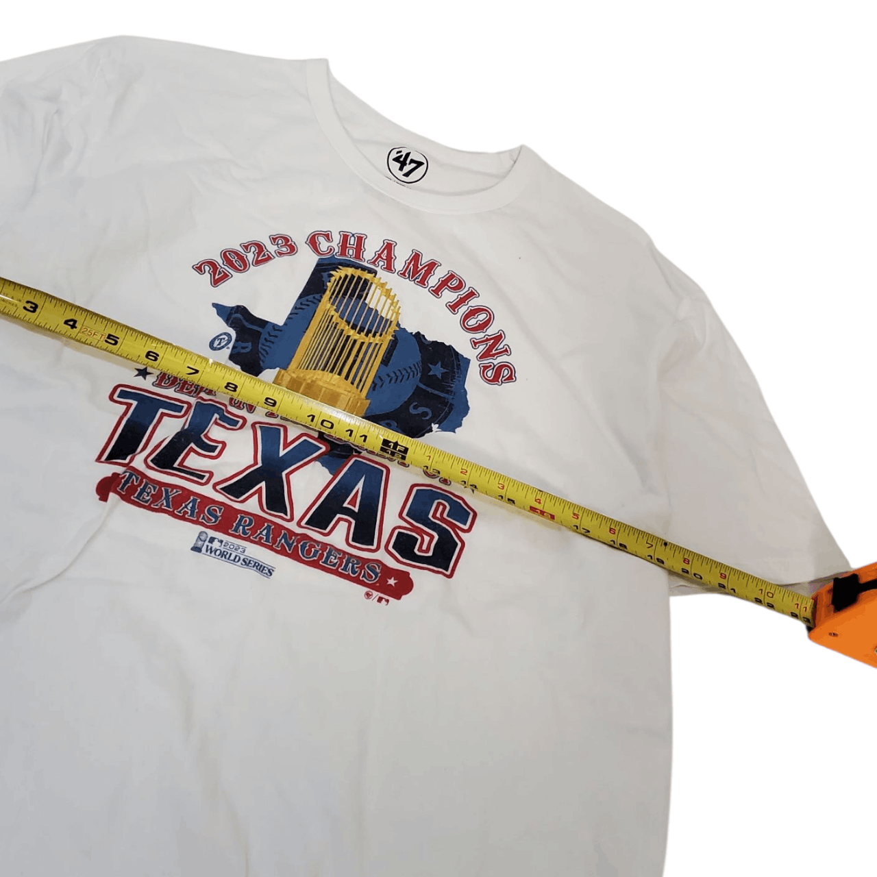 MLB 2023 Texas Rangers Championship T-Shirt Size US XXL / EU 58 / 5 - 5 Thumbnail