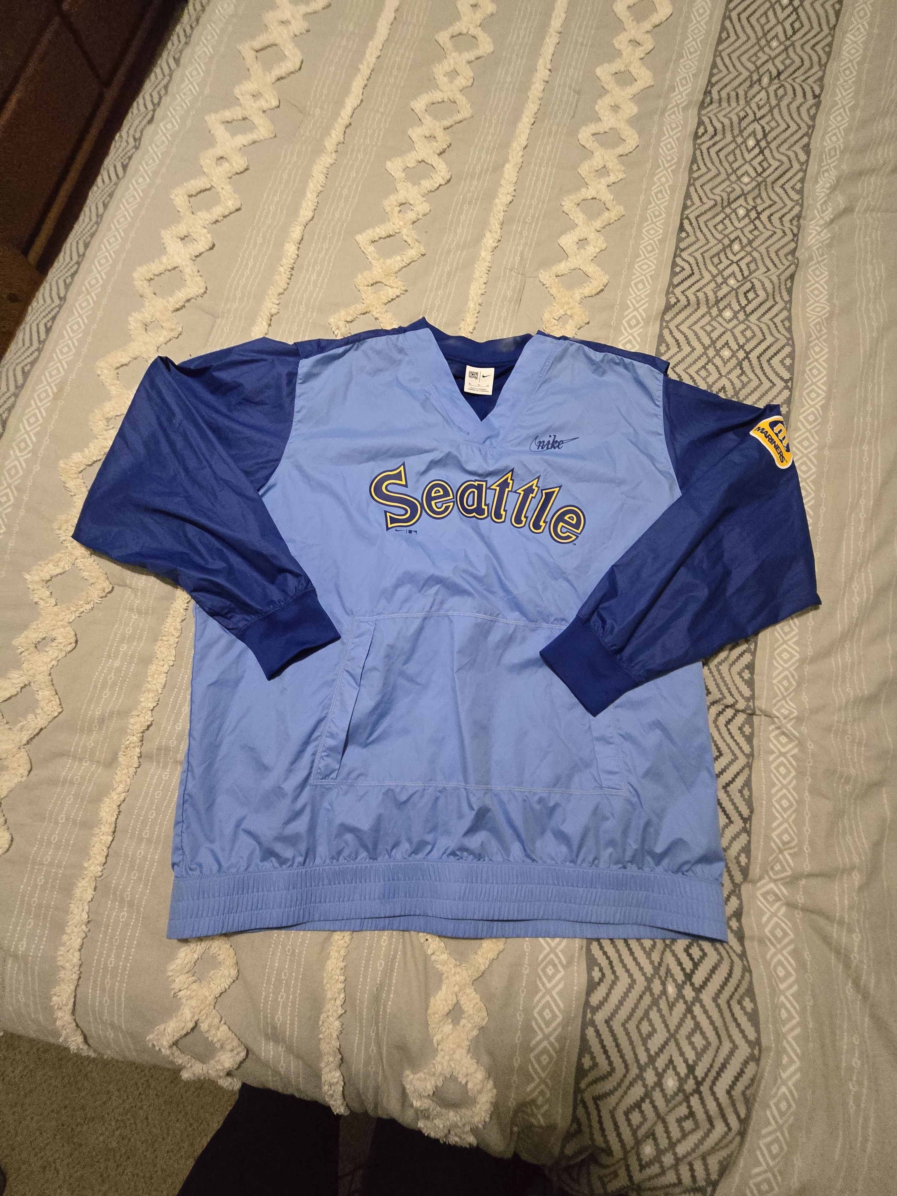 Nike Seattle mariners nike wind breaker Size US XL / EU 56 / 4 - 1 Thumbnail