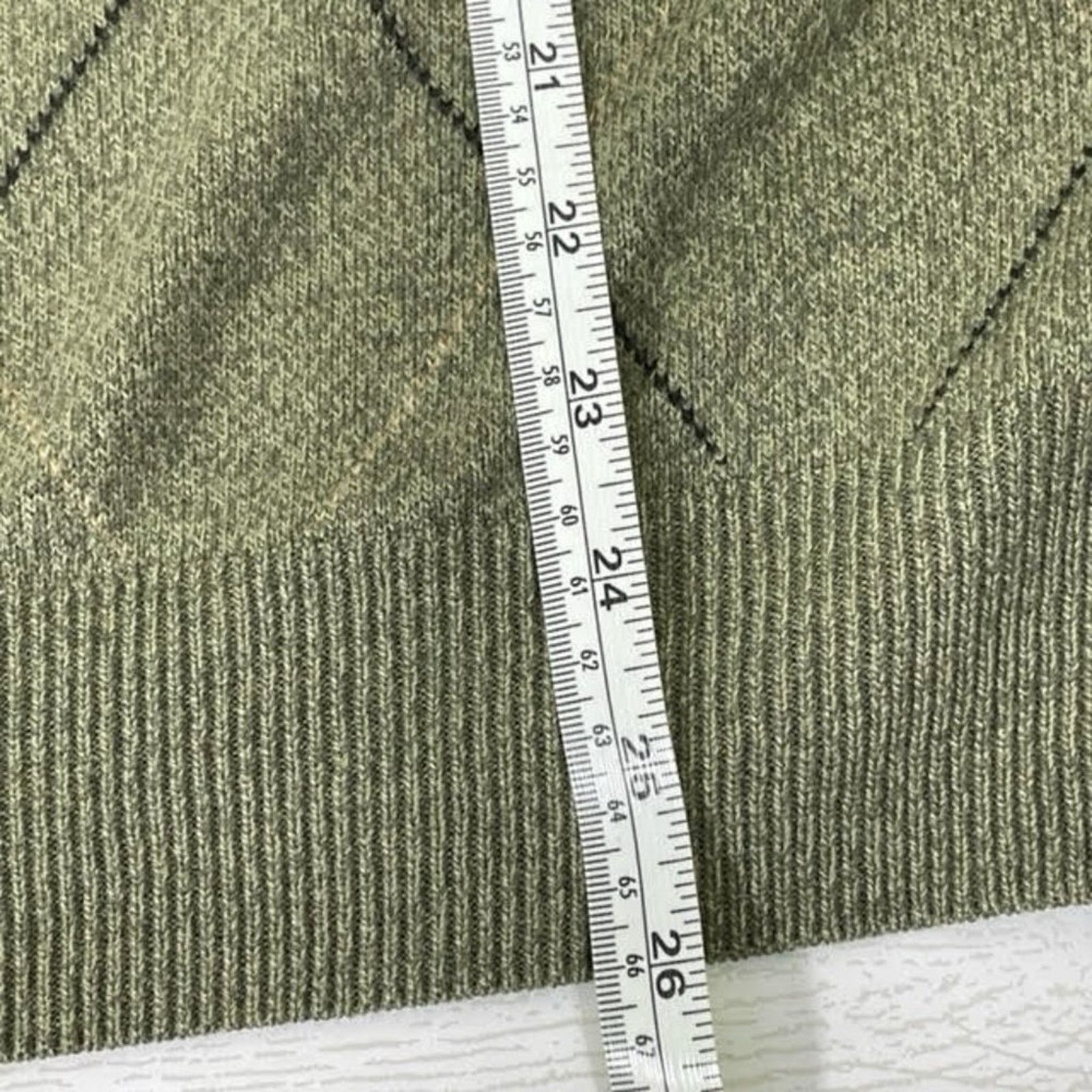 Dockers Dockers Green Tan Black Argyle Crew Neck Sweater Size Medium Size US M / EU 48-50 / 2 - 6 Thumbnail