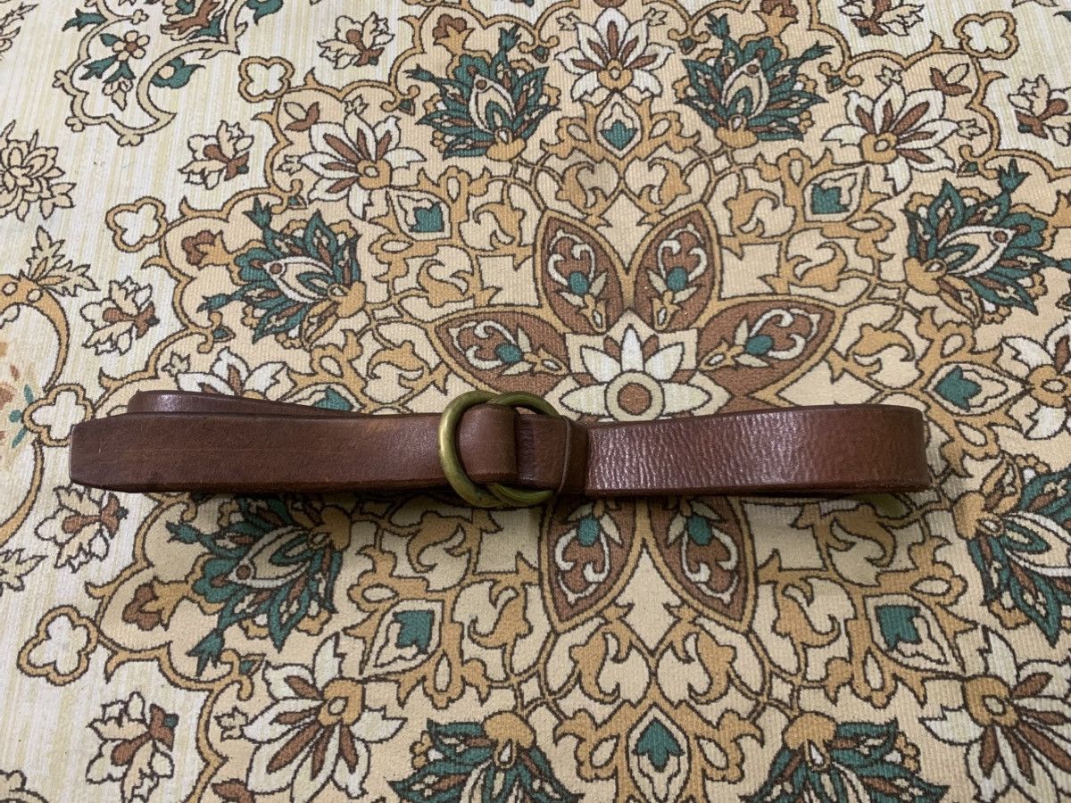 Polo Ralph Lauren POLO RALPH LAUREN LEATHER BELTS O-RING DOUBLE Size ONE SIZE - 2 Thumbnail