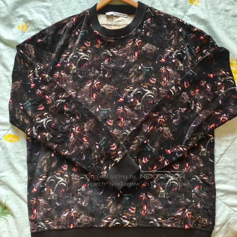 Givenchy Givenchy Group of Monkeys Hoodie for Men Size US L / EU 52-54 / 3 - 2 Thumbnail