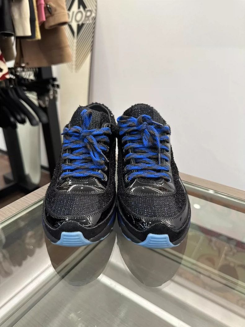 Chanel Chanel Black and Dark Blue Sport Shoes -2505 Size US 7.5 / EU 40-41 - 2 Thumbnail