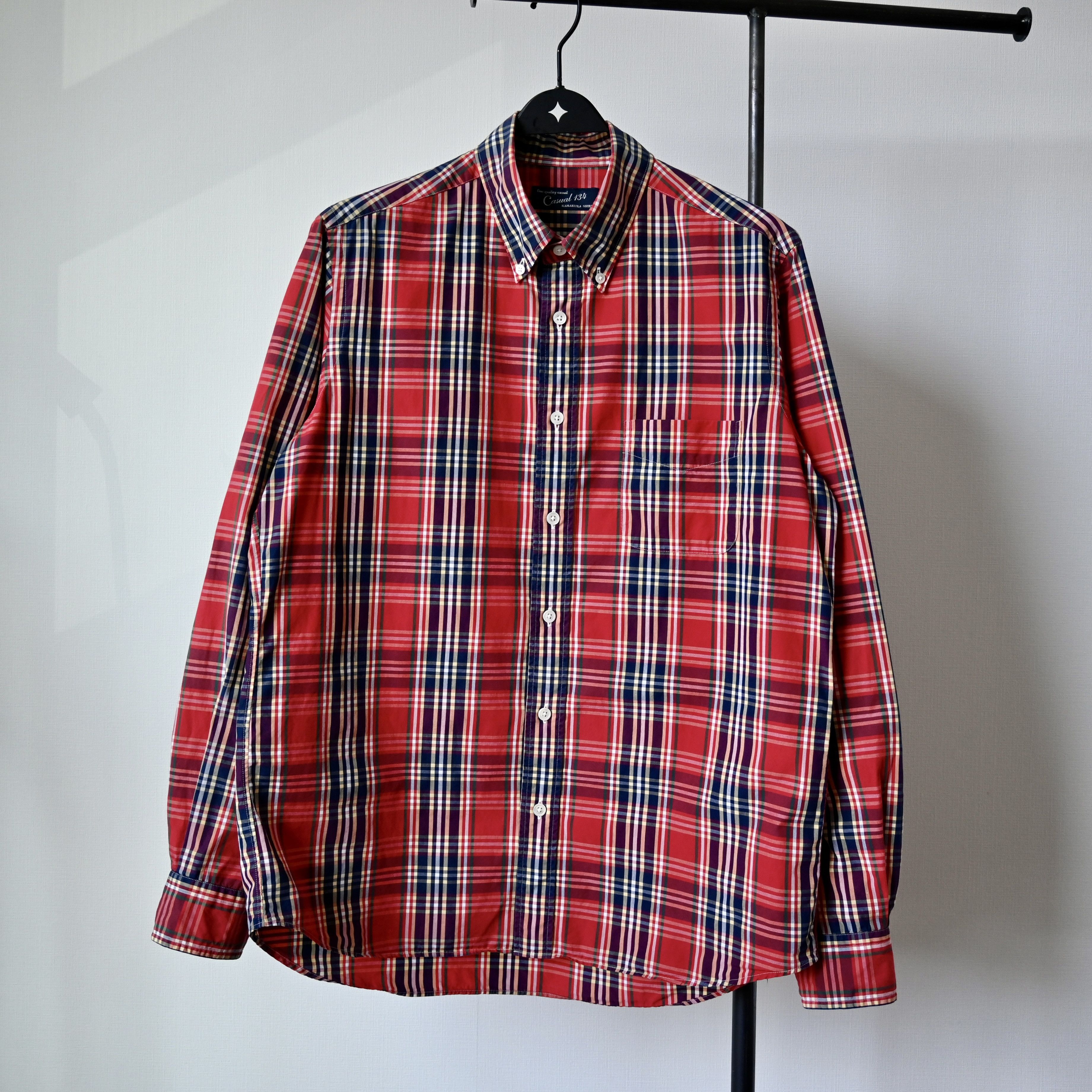 Casual 134 by Kamakura cotton broad BD shirt made in Japan