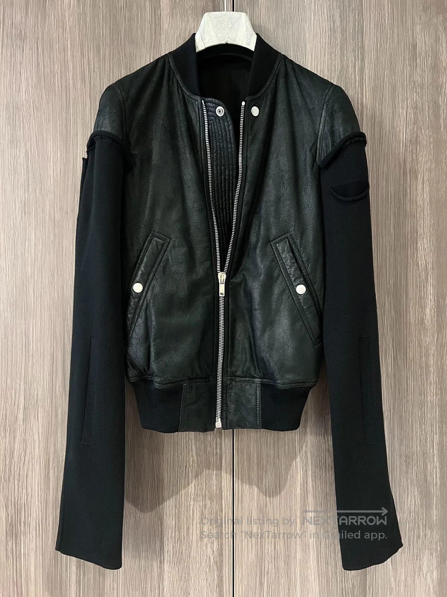 Rick Owens Rick Owens Leather Bomber Jacket. Size US S / EU 44-46 / 1 - 4 Thumbnail