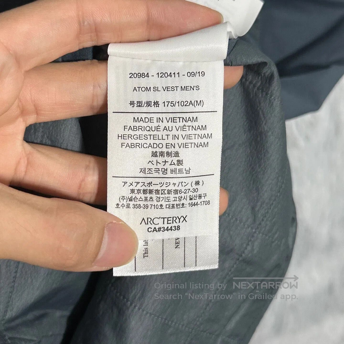 Arc'teryx arcteryx atom sl vest for men. Size US M / EU 48-50 / 2 - 8 Thumbnail