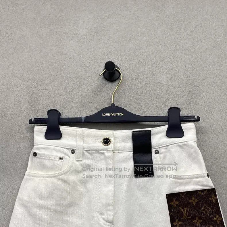 Louis Vuitton Louis Vuitton Adornment paneled denim shorts Size 31" - 4 Thumbnail