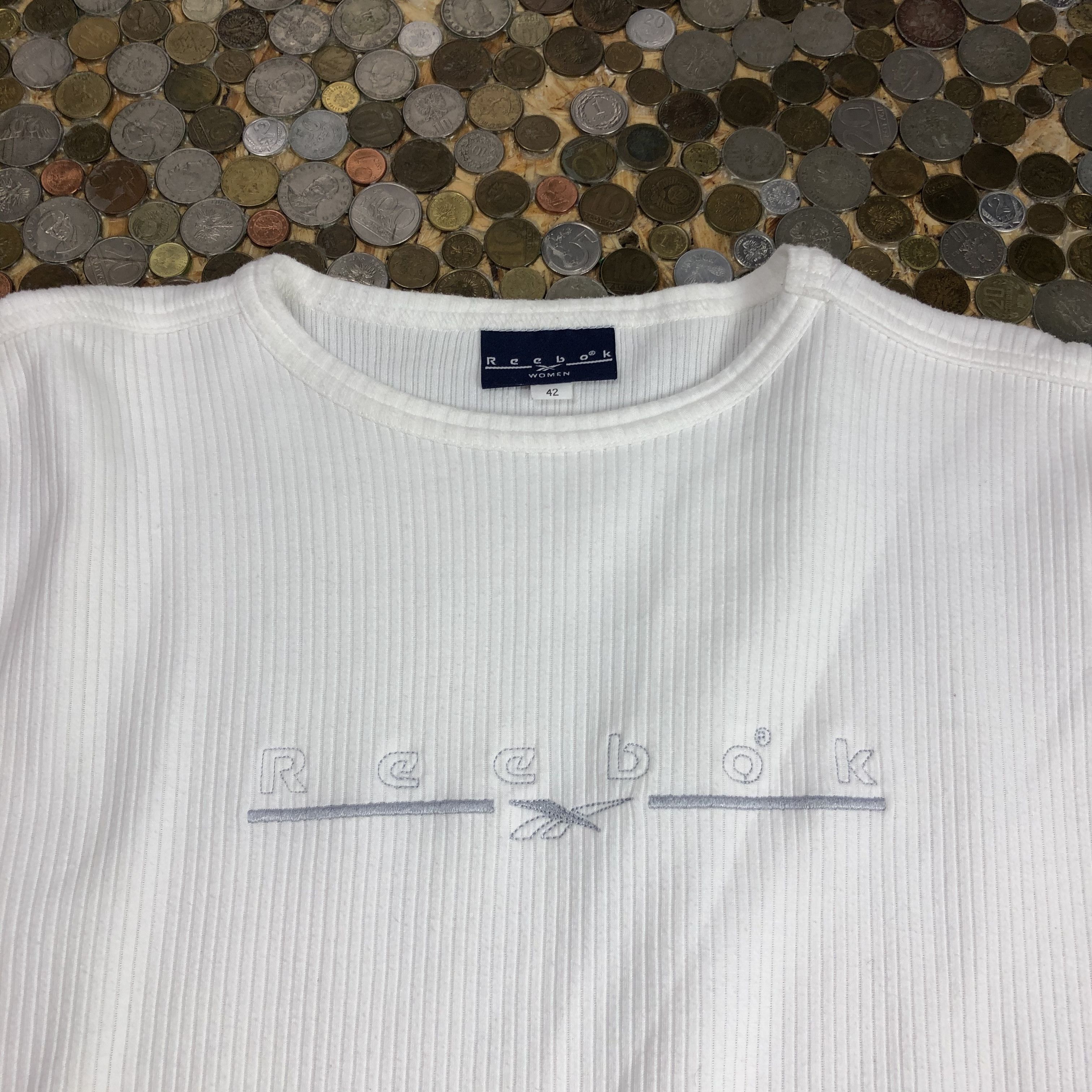 Reebok Reebok Vintage longsleeve crewneck spellout Size US XL / EU 56 / 4 - 2 Thumbnail