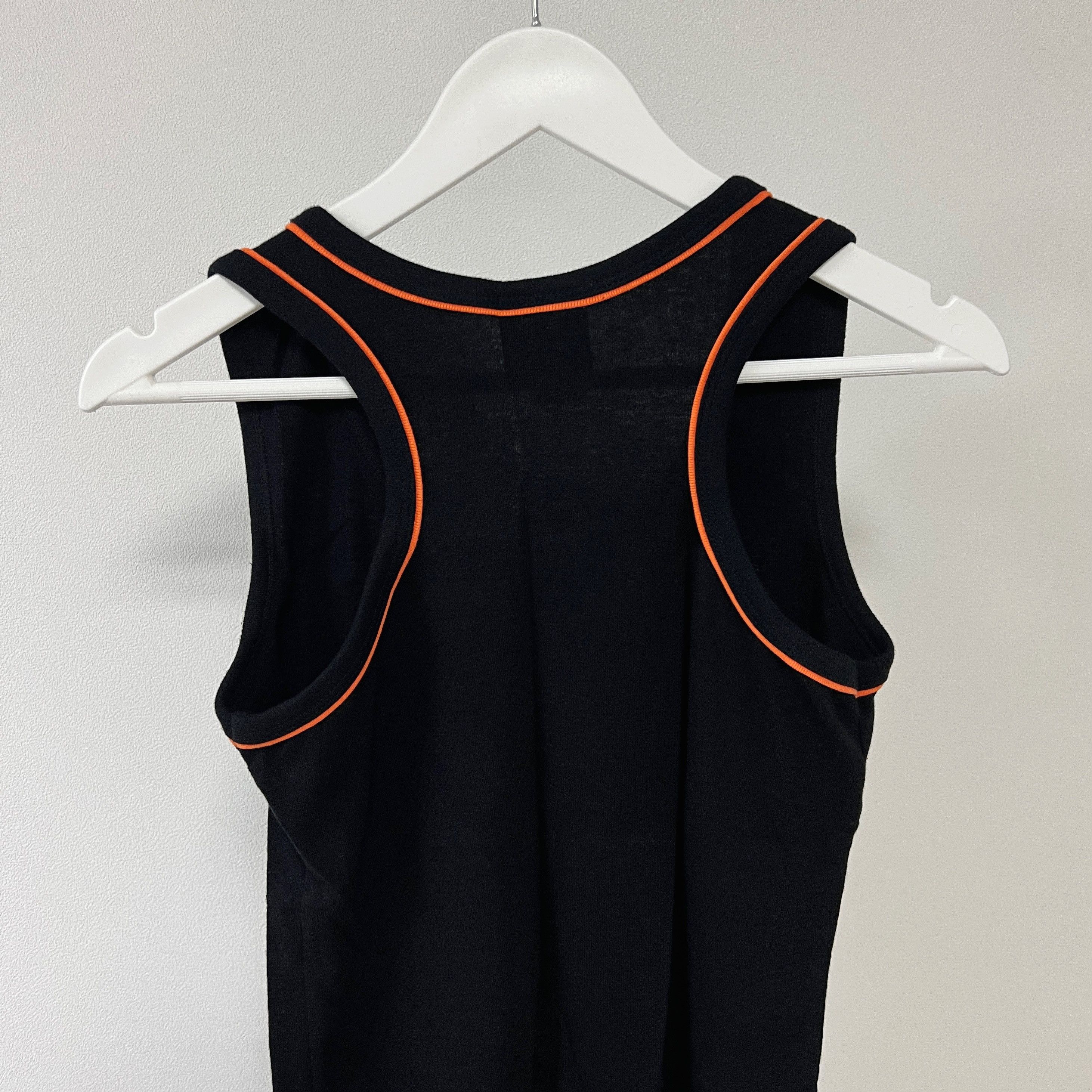 Harley Davidson Harley Davidson y2k Orange Motorcycle Cubic Tank Top Size M / US 6-8 / IT 42-44 - 4 Thumbnail