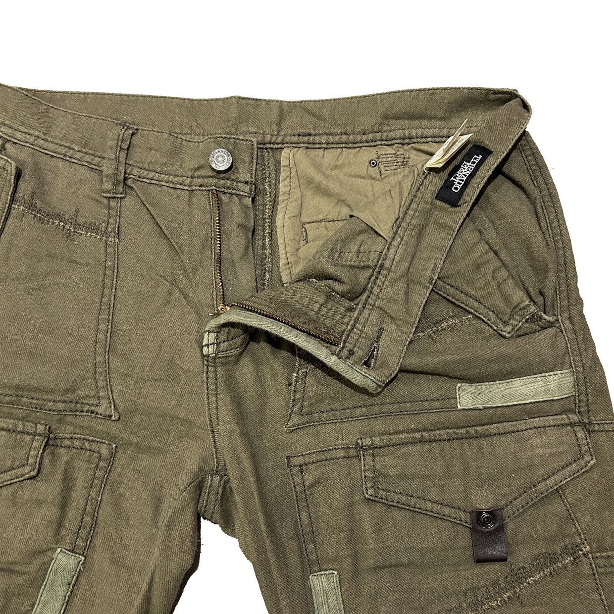 Tornado Mart Tornado Mart multi-pocket zip cargo pants Size US 34 / EU 50 - 4 Thumbnail