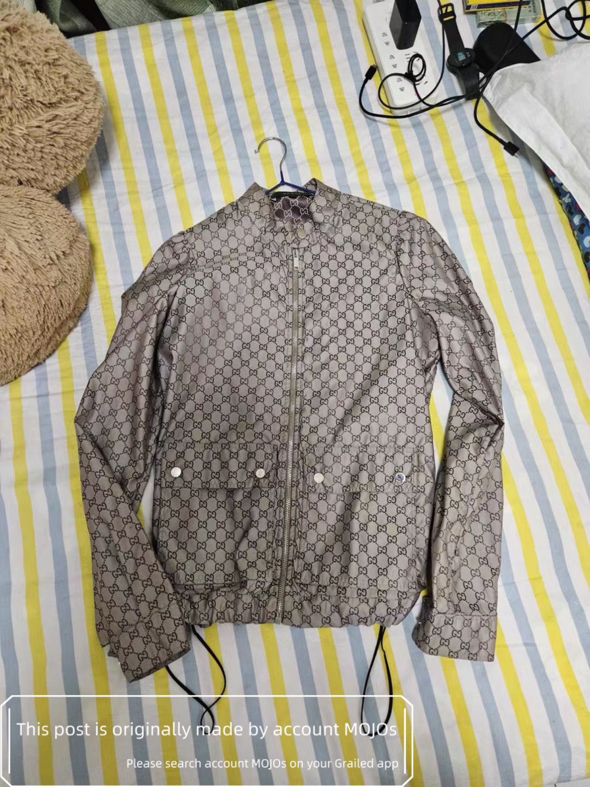 Gucci Sz S Gucci Double Side Monogram Wind Stopper Jacket mojos134 Size US S / EU 44-46 / 1 - 3 Thumbnail