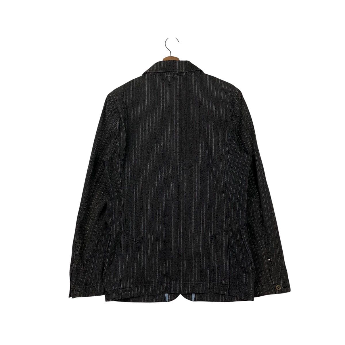 Japanese Brand × Vintage 📌Vintage Hickory Chore Jacket Paul Smith Jeand Issey Miyake Size US M / EU 48-50 / 2 - 9 Thumbnail