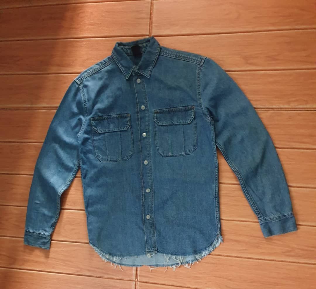 H&M H&M Blue denim shirt Size US M / EU 48-50 / 2 - 6 Thumbnail