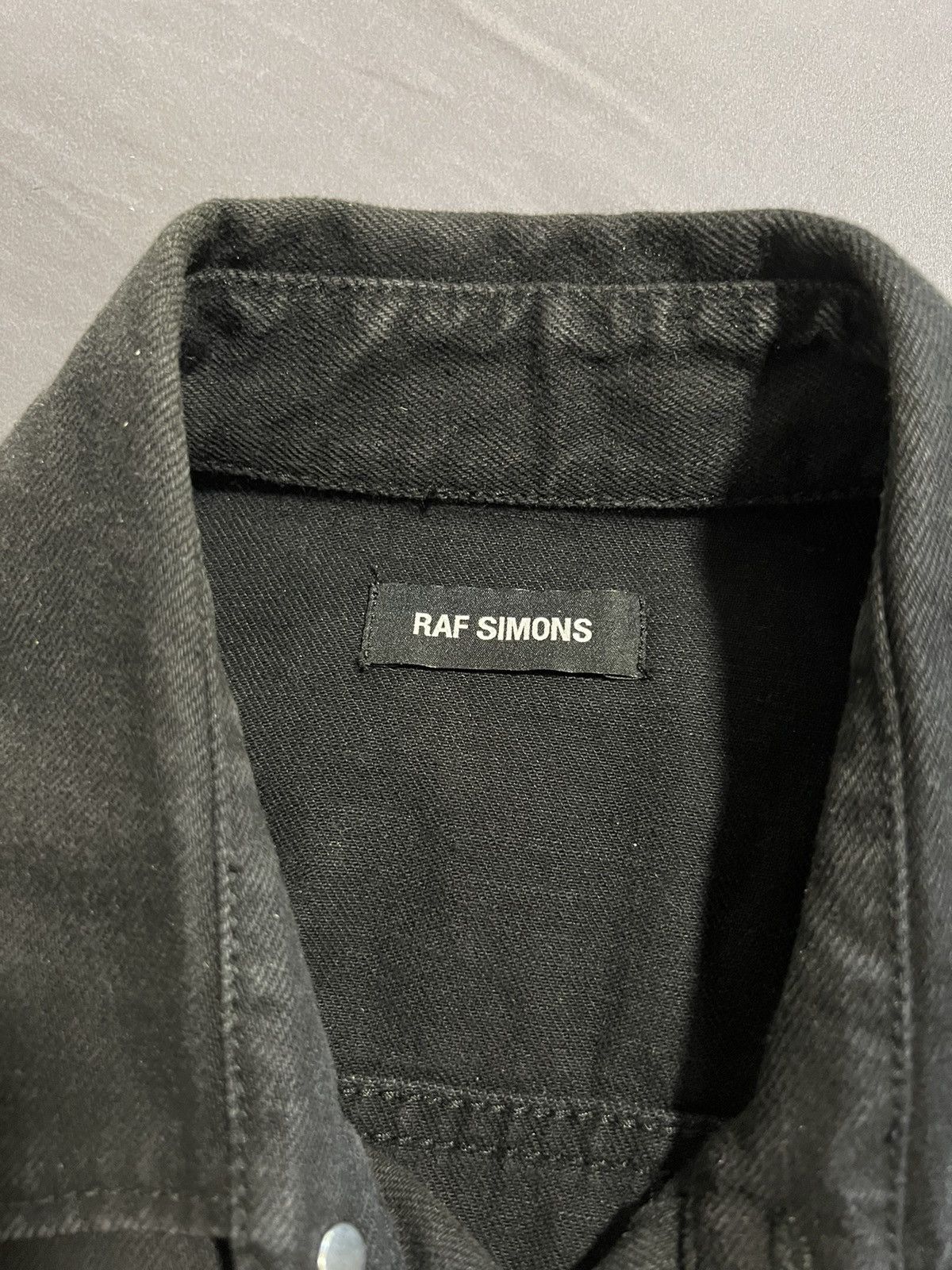 Raf Simons Raf Simons SS17 Tape Patch Denim Overshirt Size US S / EU 44-46 / 1 - 9 Thumbnail