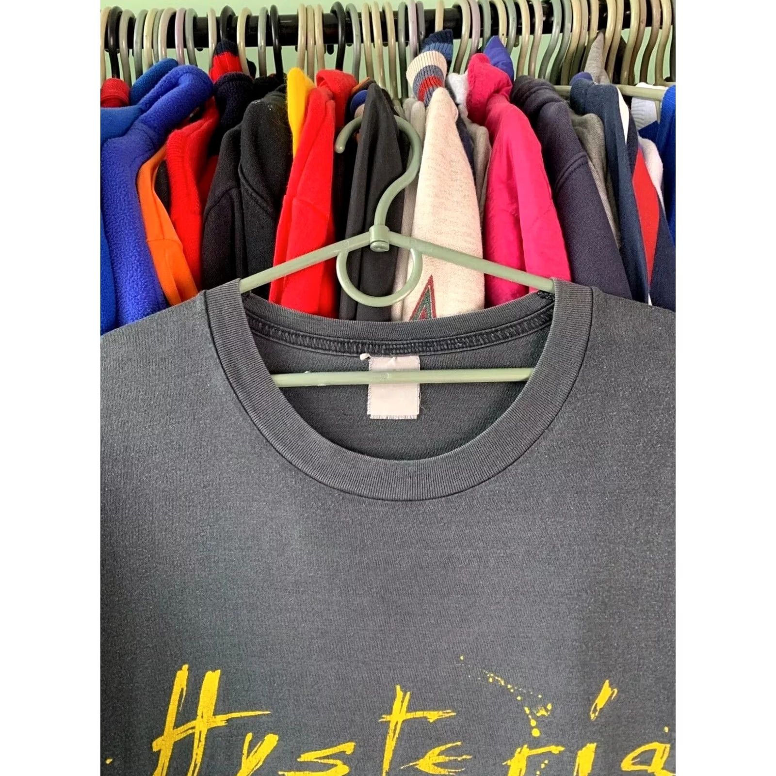 Vintage VINTAGE DEF LEPPARD HYSTERIA T-Shirt Men’s Size M Black Crew Neck Short Sleeve US 1987 Rock Band Tee Size US M / EU 48-50 / 2 - 3 Thumbnail