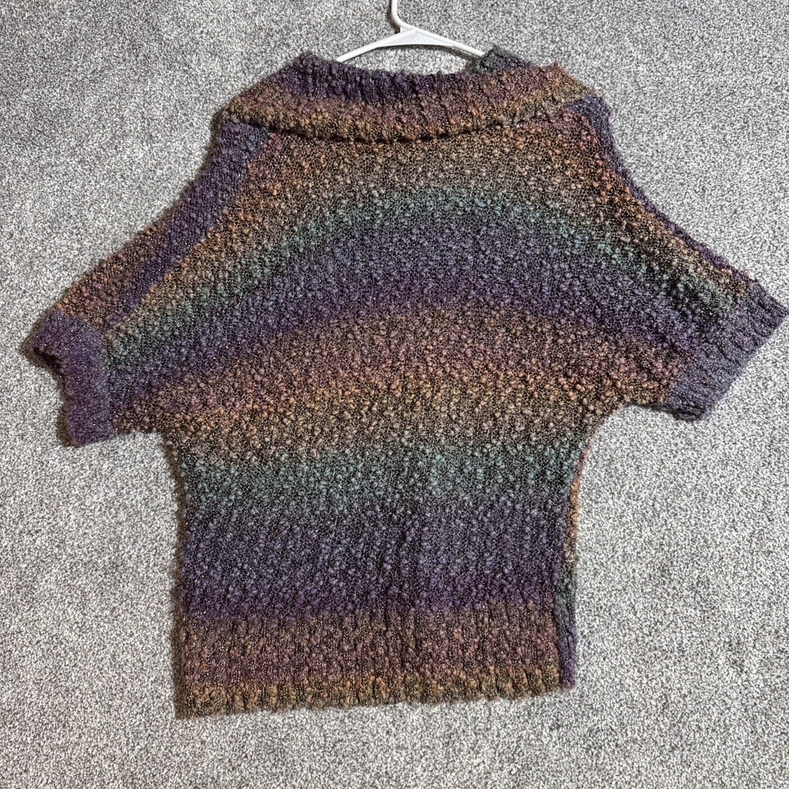 Other Cato Sweater Women L Metallic Knit Cowl Neck Boho Witchy 90s Size L / US 10 / IT 46 - 6 Thumbnail