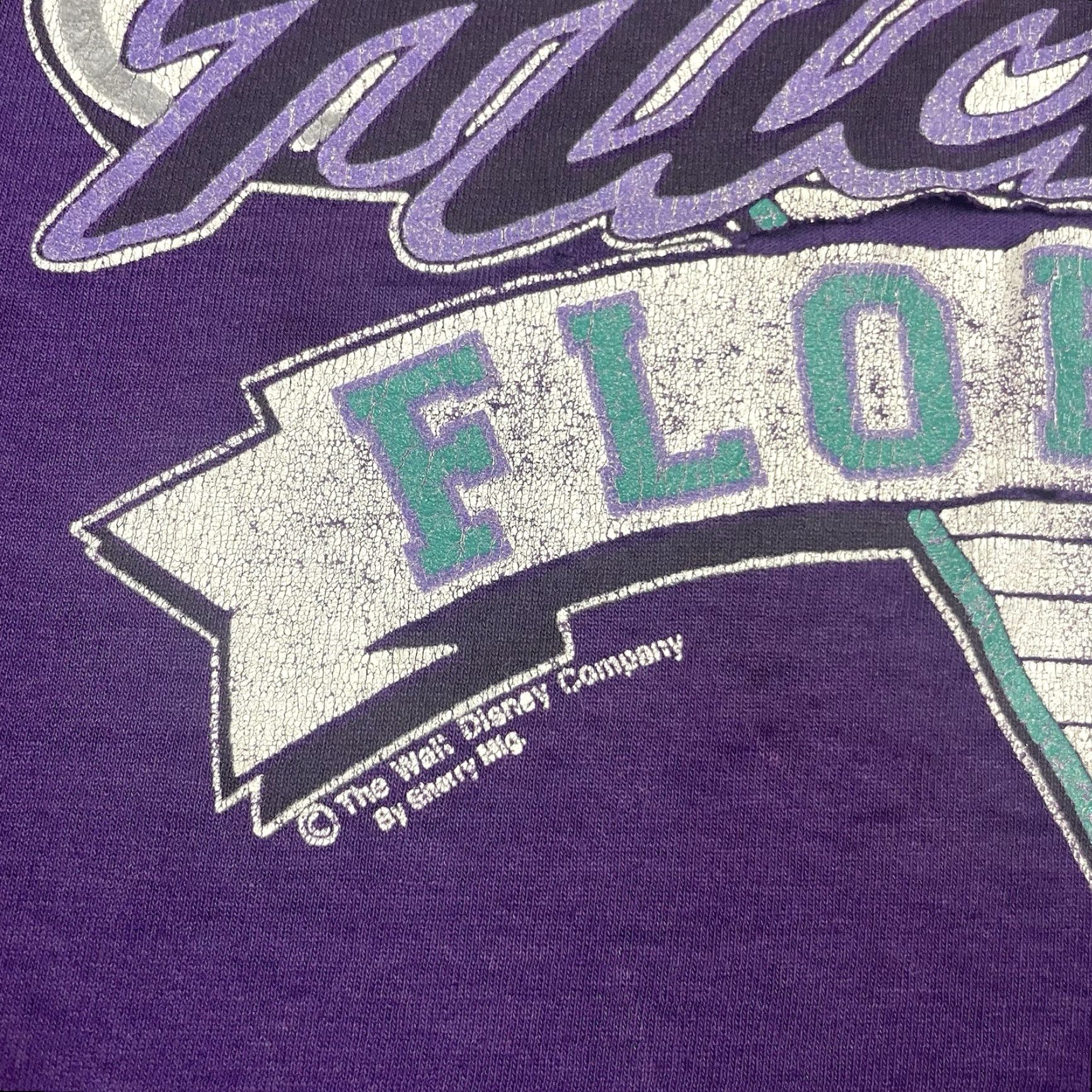 Fruit Of The Loom VINTAGE Disney T Shirt Mens XL Purple Mickey Mouse 90s Florida USA Daytona Grunge Retro Halloween Theme Disney, Mickey & Friends Logo Size US XL / EU 56 / 4 - 5 Thumbnail