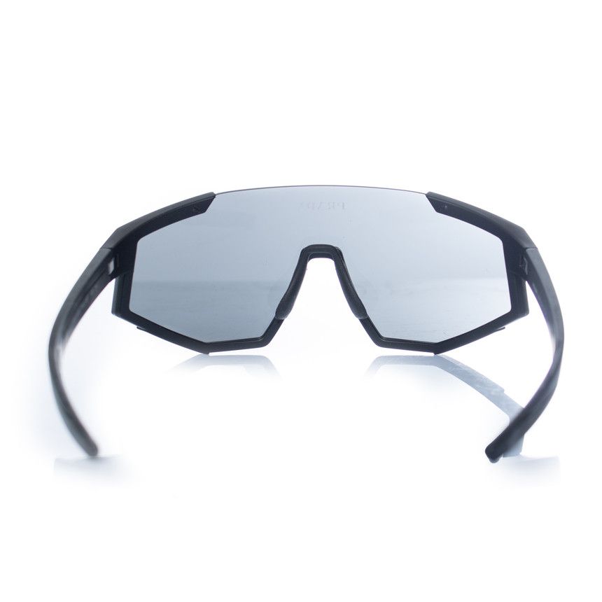 Prada Prada, shield sunglasses in black Size ONE SIZE - 4 Thumbnail