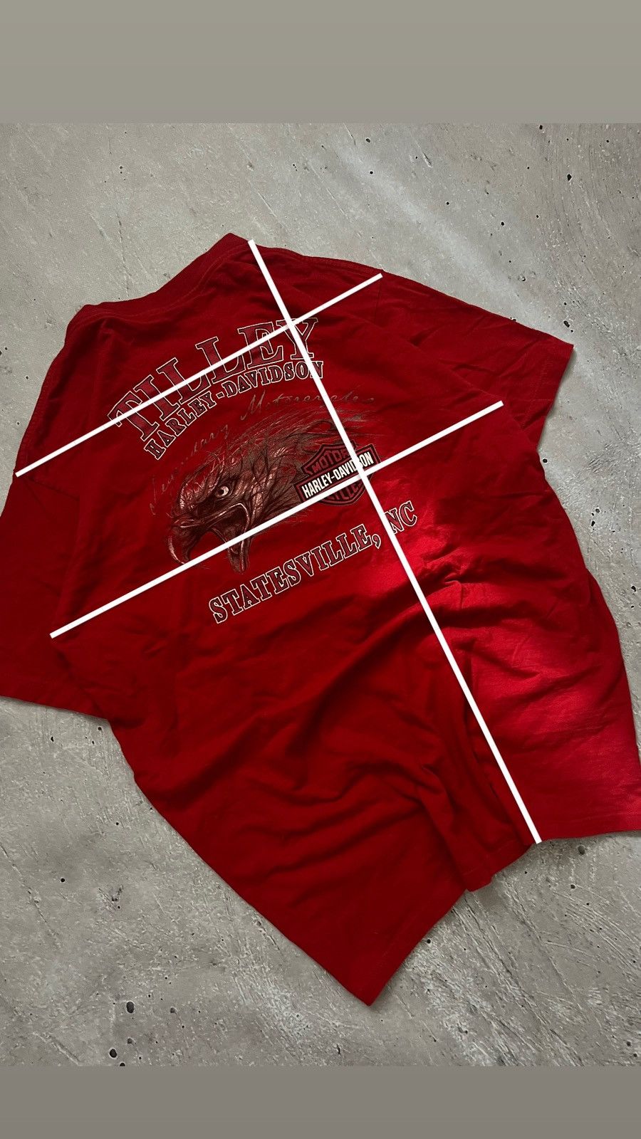 Harley Davidson Rare Vintage Harley Davidson T-Shirt 2006-2007 Red Size L Size US L / EU 52-54 / 3 - 15 Thumbnail