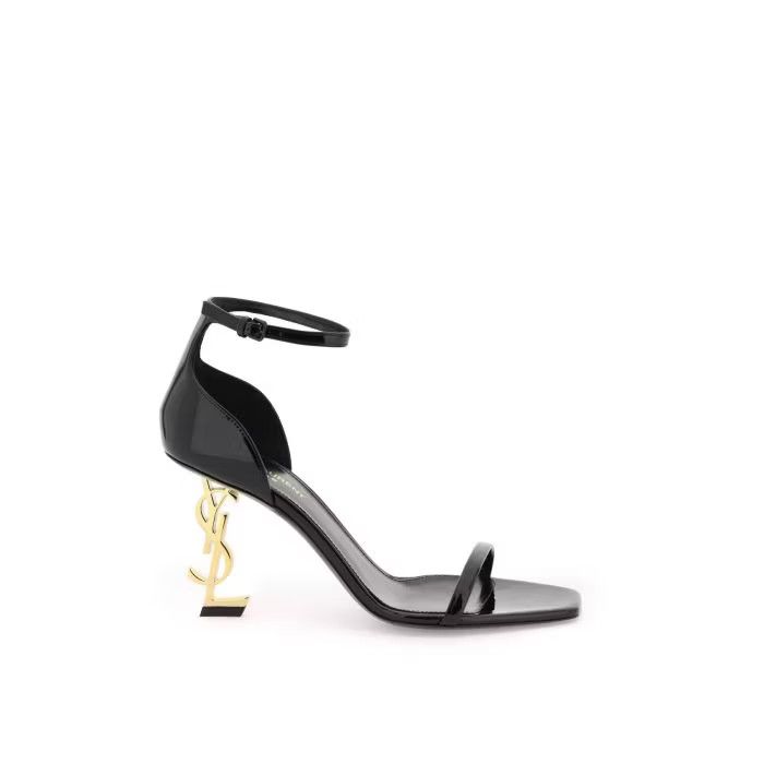 image of Saint Laurent Paris O1S22I1N0524 Opyum Sandals In Black, Women's (Size 7)