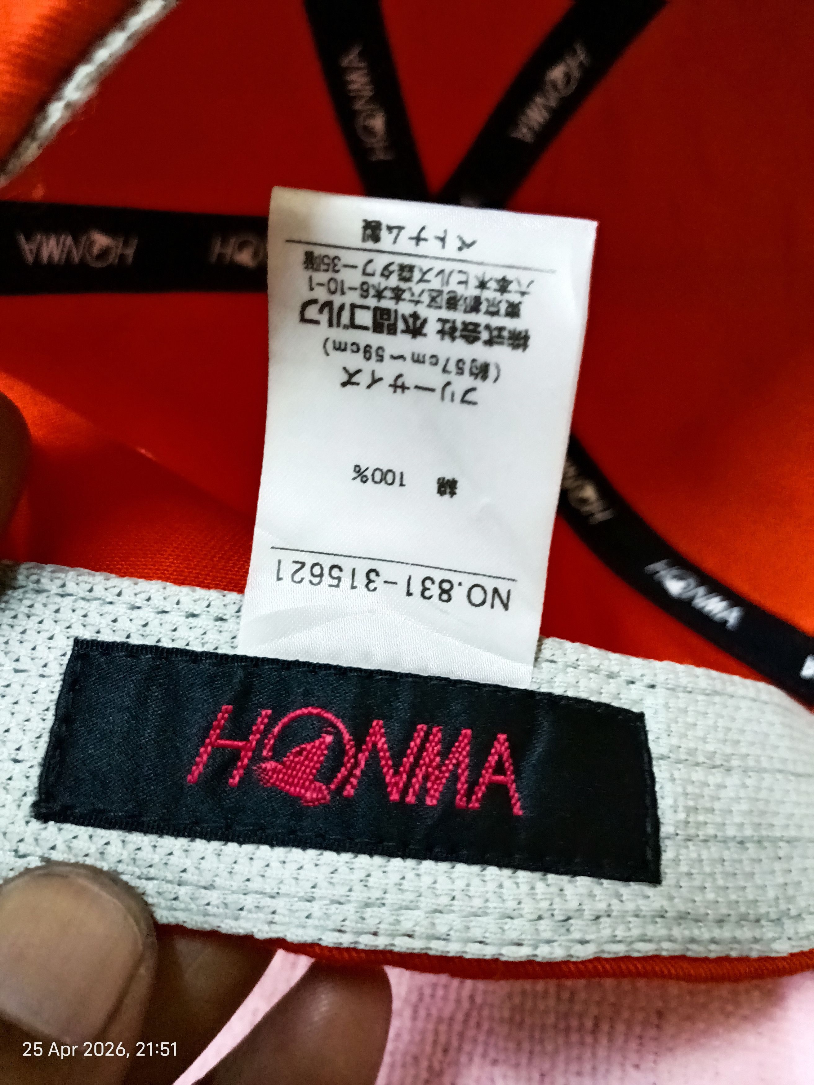 Japanese Brand VINTAGE HONMA GOLF JAPAN CAP HAT Size ONE SIZE - 9 Thumbnail