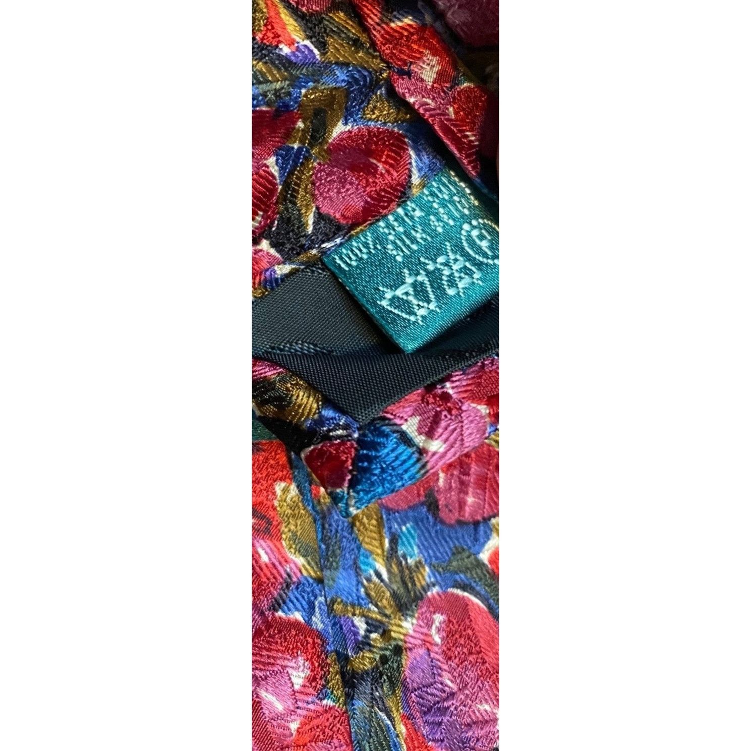 Designer VINTAGE BOLGHERI 100% SILK TIE MADE IN ITALY Size ONE SIZE - 4 Thumbnail