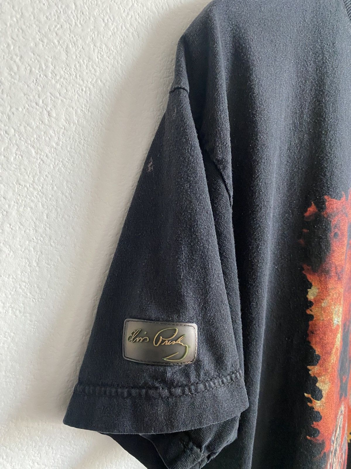 Band Tees Vintage Flame Elvis Presley Faded Tee Size US L / EU 52-54 / 3 - 4 Thumbnail