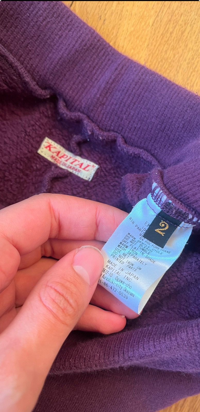 Kapital Kountry Kapital purple brushed flared sweatpants Size US 31 - 2 Thumbnail