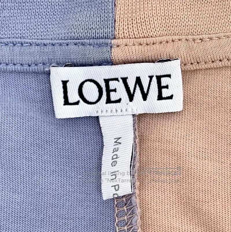 Loewe Loewe Color-Block Women's Cotton T-Shirt . Size XS / US 0-2 / IT 36-38 - 5 Thumbnail