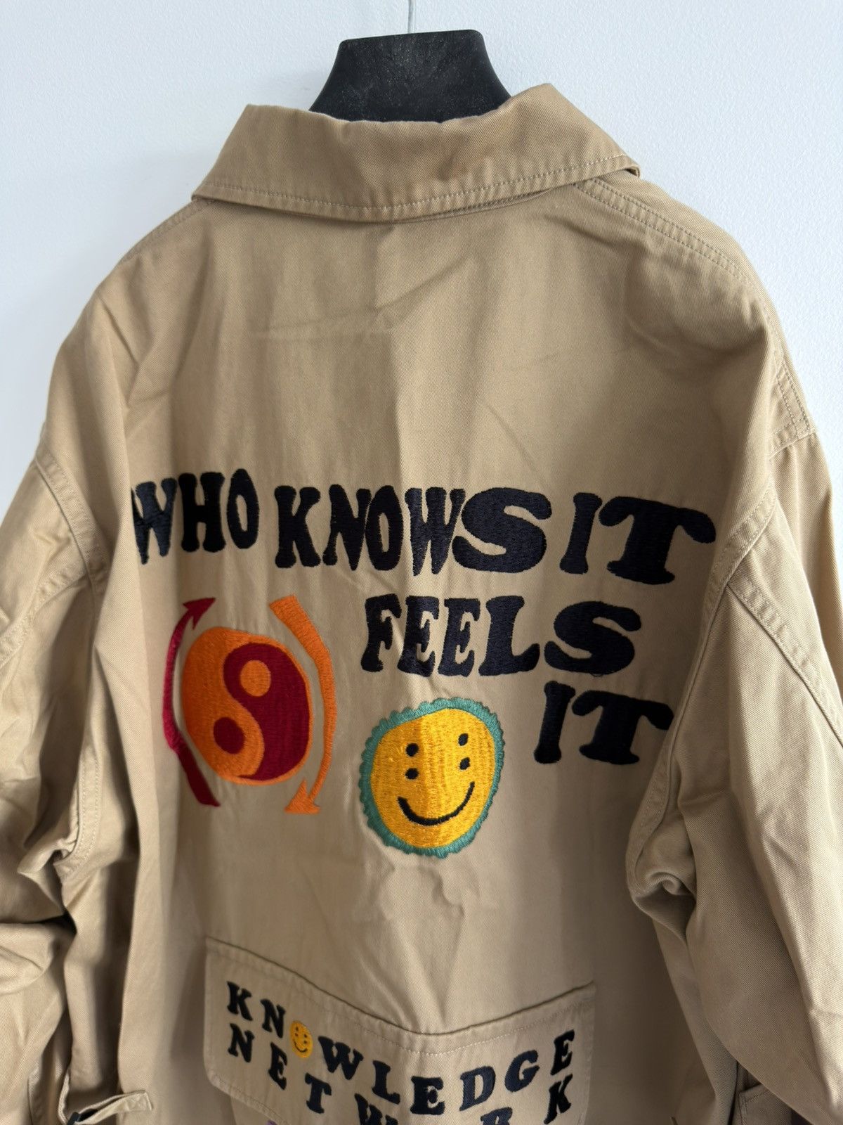 Cactus Plant Flea Market *RARE* CPFM HUMAN MADE KNOWLEDGE JACKET VEST EMBROIDERY Size US M / EU 48-50 / 2 - 10 Thumbnail