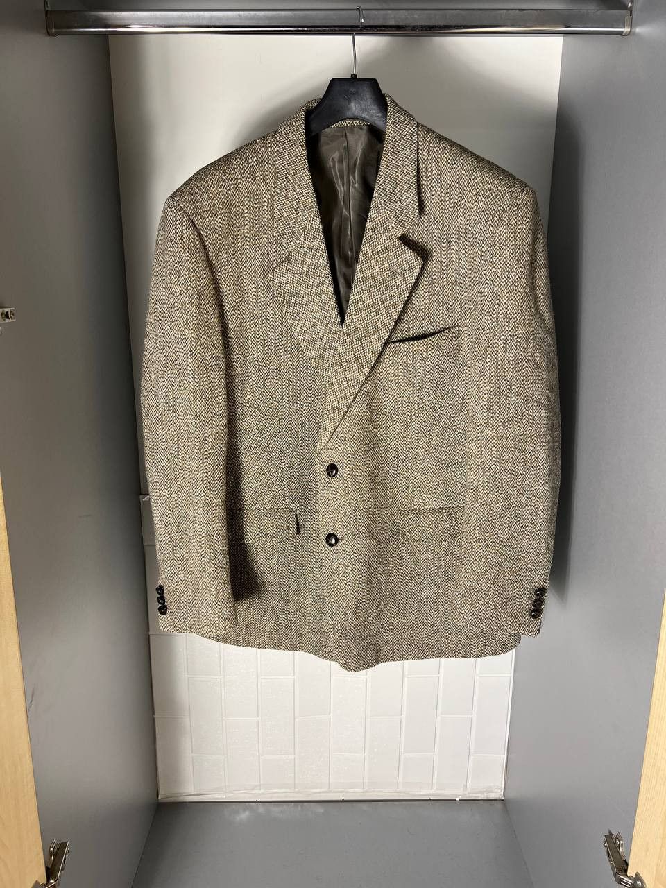 Harris Tweed VINTAGE HARRIS TWEED CASUAL DESIGNER BLAZER RETRO Y2K 90s Size 46R - 1 Thumbnail