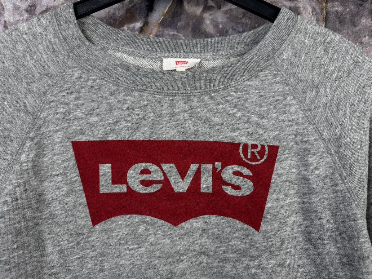 Levi's Women’s Levi’s Sweatshirt Pullover Gray Streetwear Size L Size L / US 10 / IT 46 - 4 Thumbnail