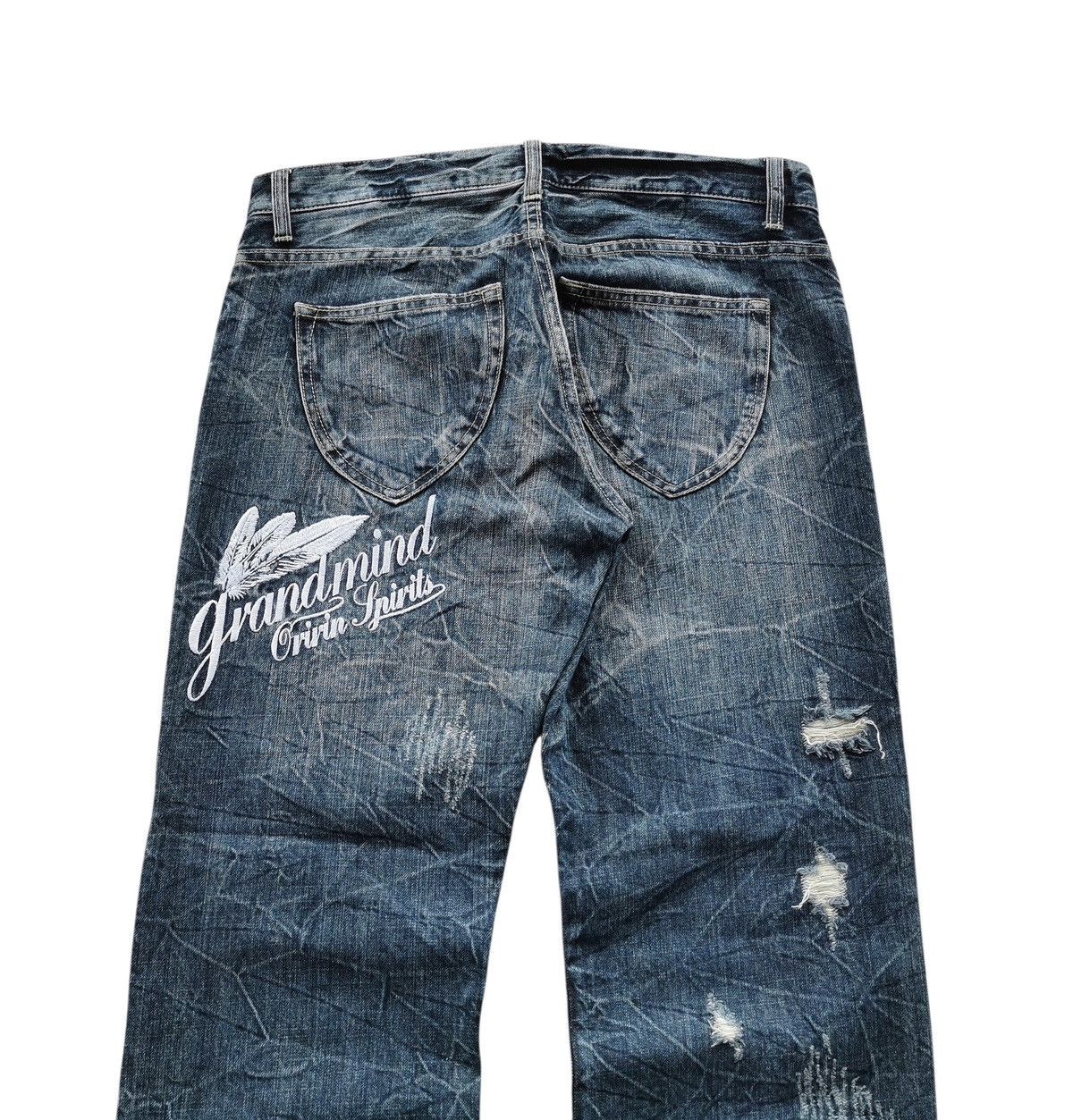 Hysteric Glamour rare Distressed Denim Oririn Jeans vintage hystric glamour Size US 33 - 9 Thumbnail