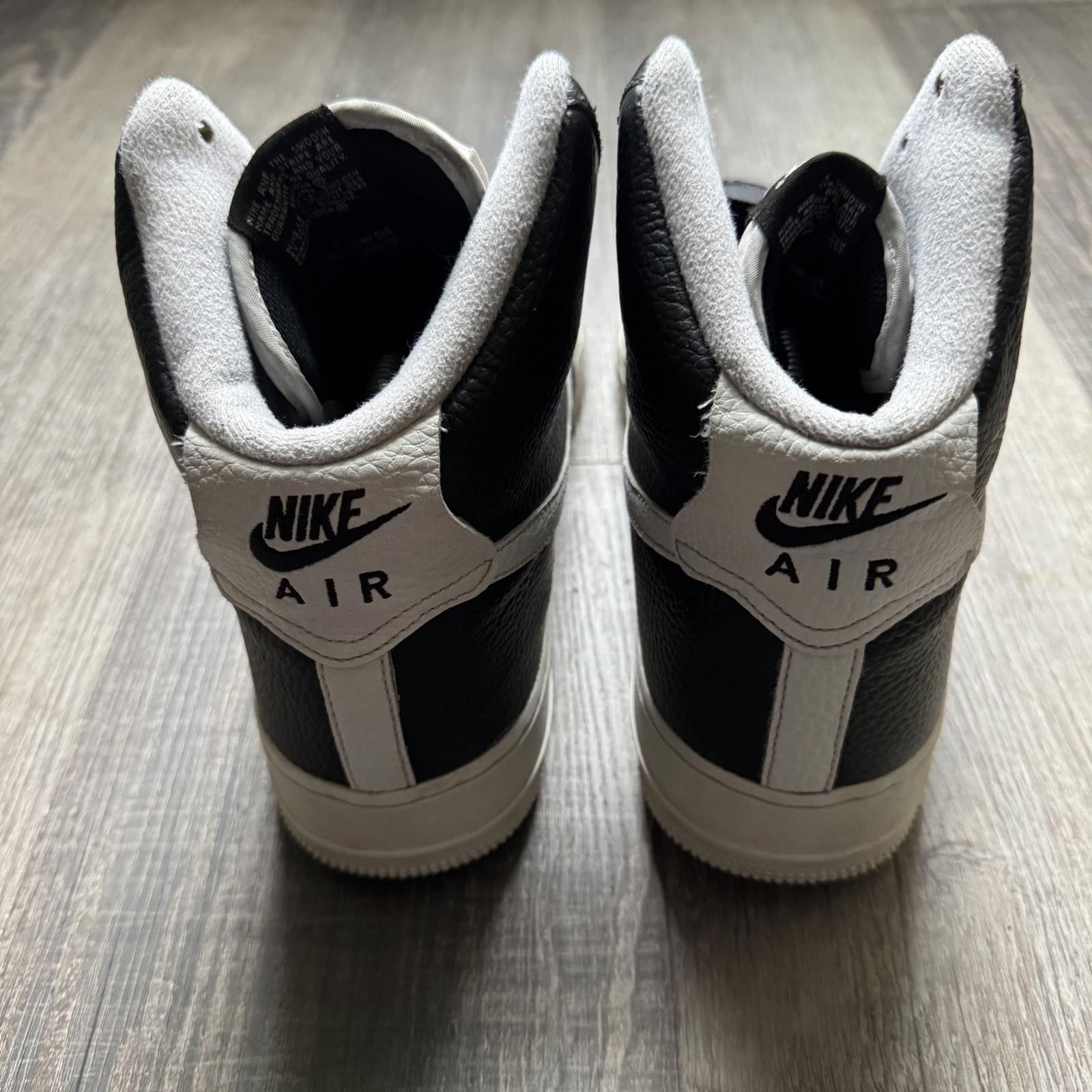 Nike NIKE • Air Force 1 High '07 "Black/White" (12M) Size US 12 / EU 45 - 7 Thumbnail