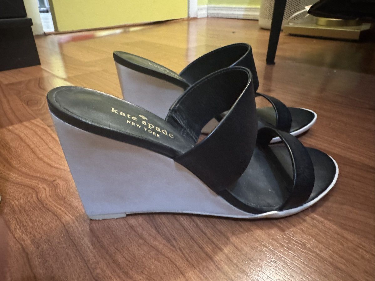 Kate Spade Kate Spade Abilene Two Strap Mule Wedges Heel Sandal Size 7 Size US 7 / IT 37 - 1 Thumbnail