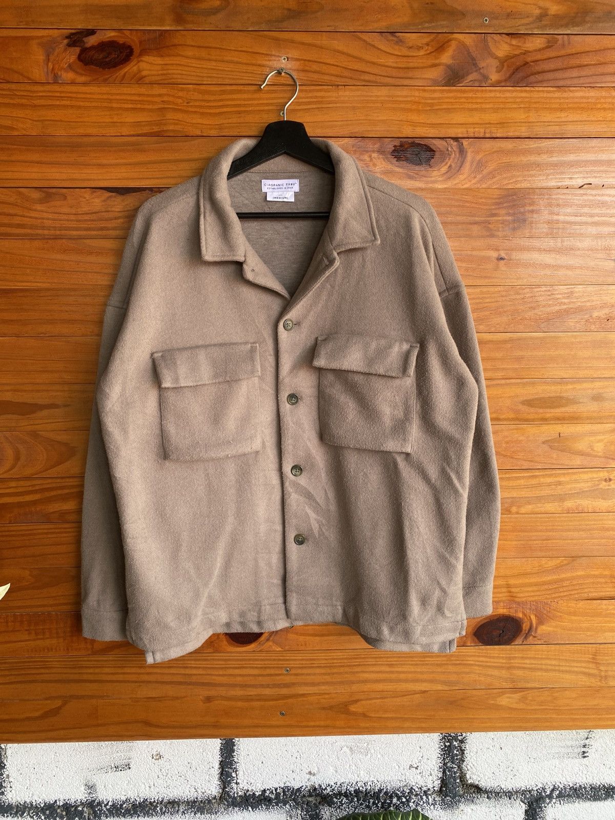 Ciaopanic CIAOPANIC TYPY Wool Blend Shirt Jacket Casual Outerwear Size US M / EU 48-50 / 2 - 3 Thumbnail