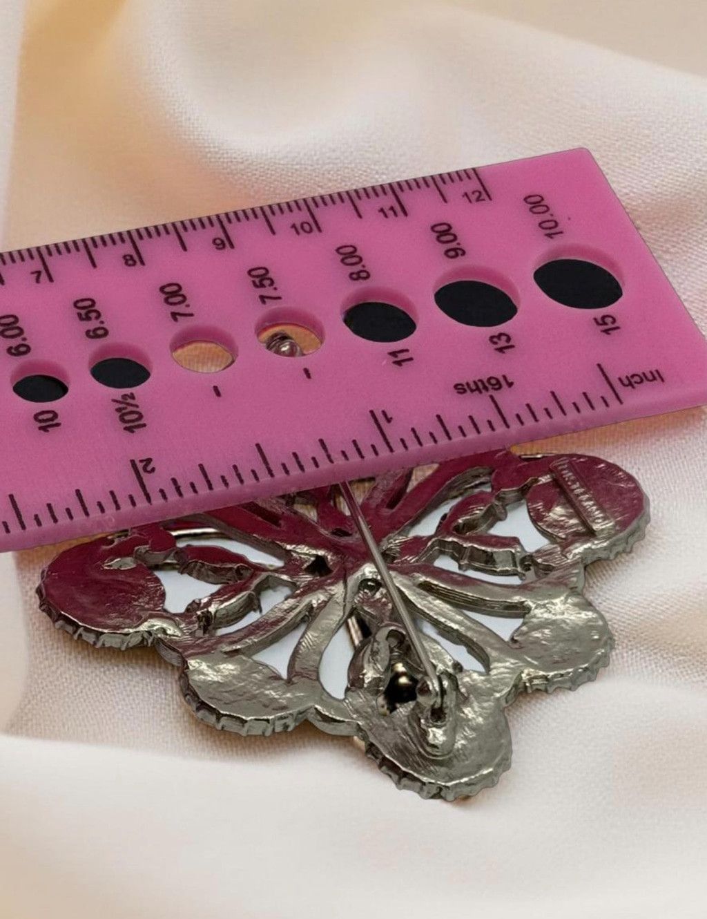 Other Vintage DiStefano Rhinestone Faux Pearl Floral Brooch 1950s Size ONE SIZE - 3 Thumbnail