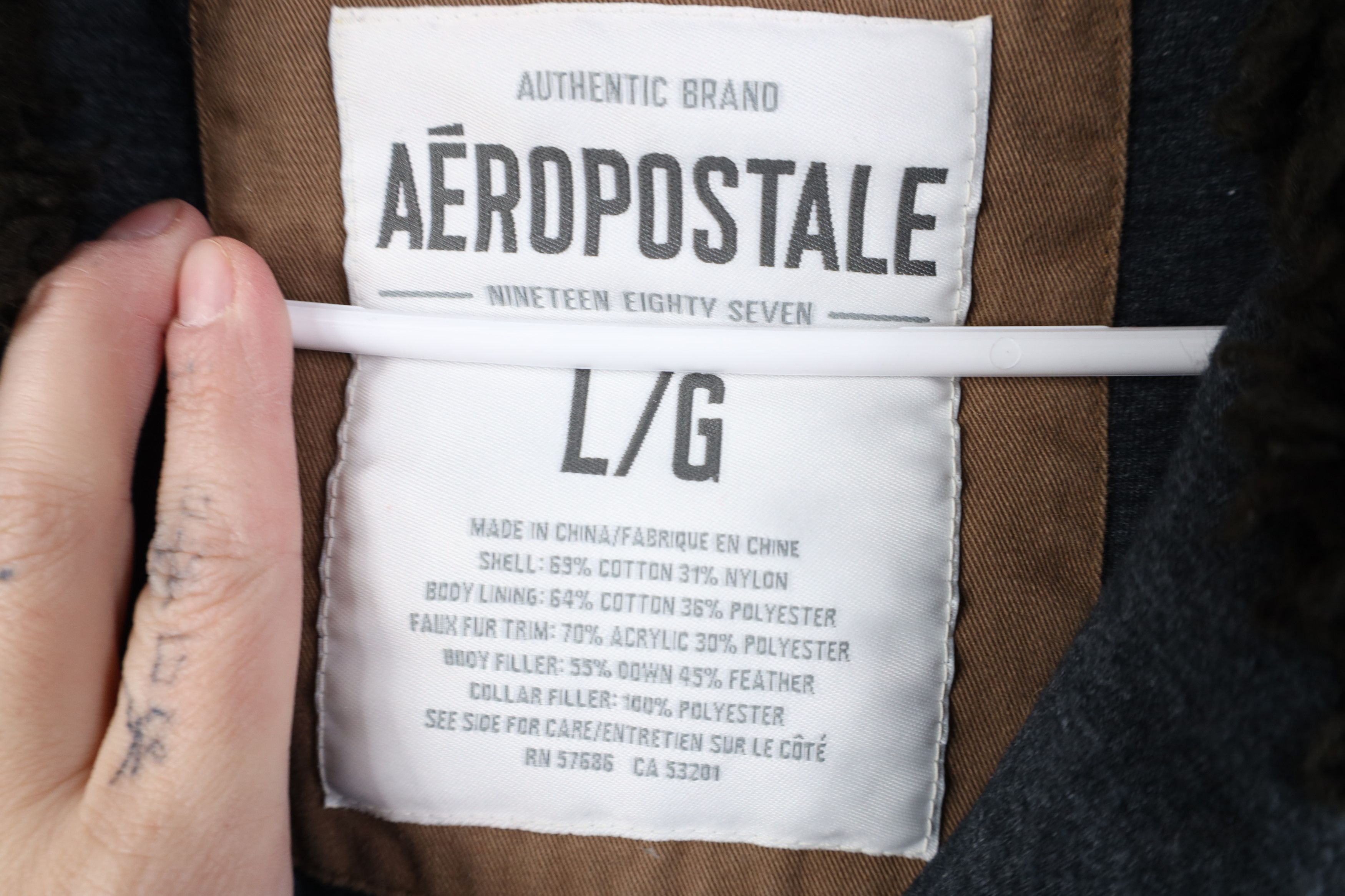 Aeropostale Vintage 90s Y2K Aeropostale Lined Duck Puffer Vest Jacket Size US L / EU 52-54 / 3 - 8 Thumbnail