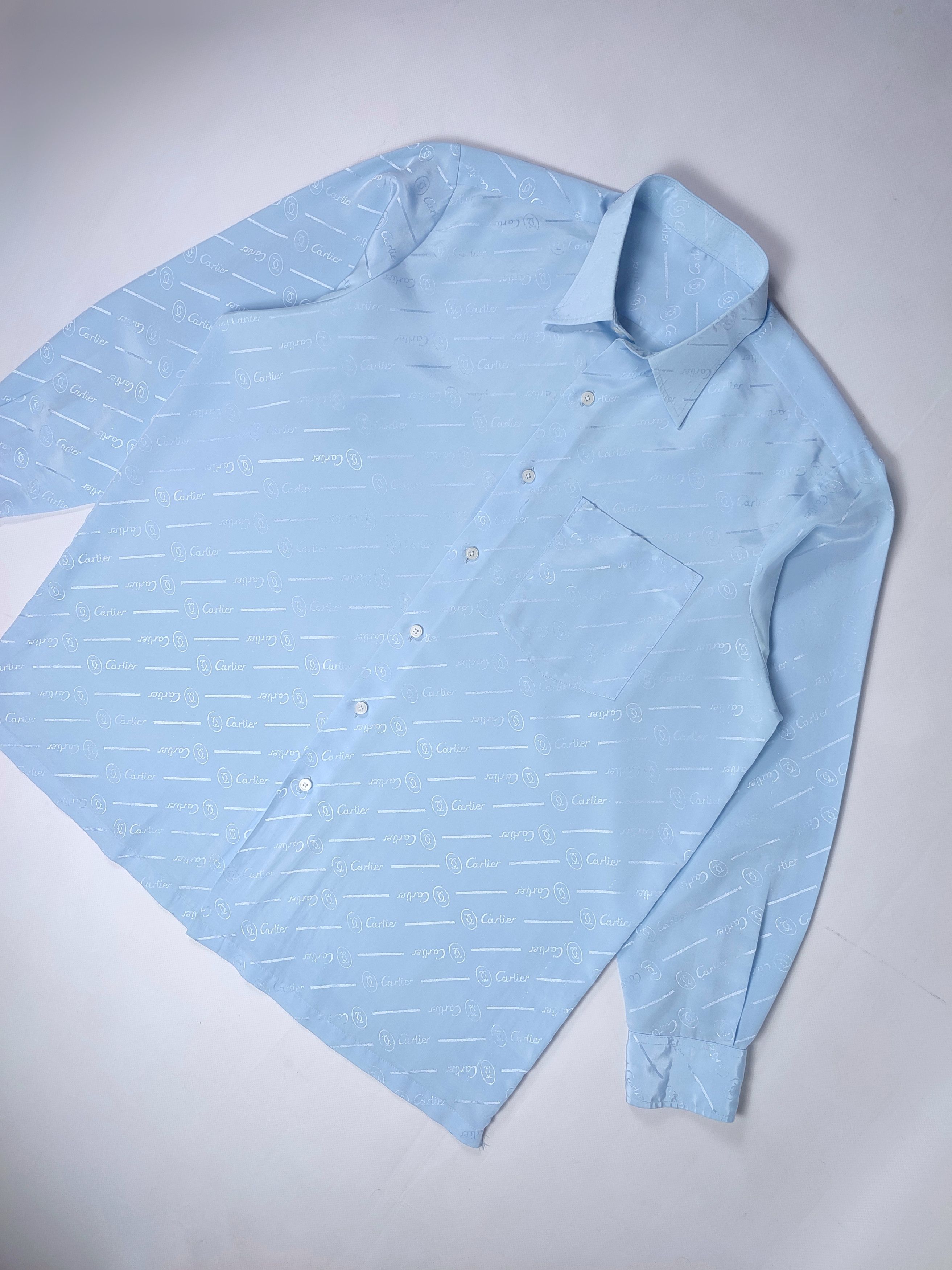 Cartier Vintage Monogram Cartier Shirt Size US L / EU 52-54 / 3 - 7 Thumbnail