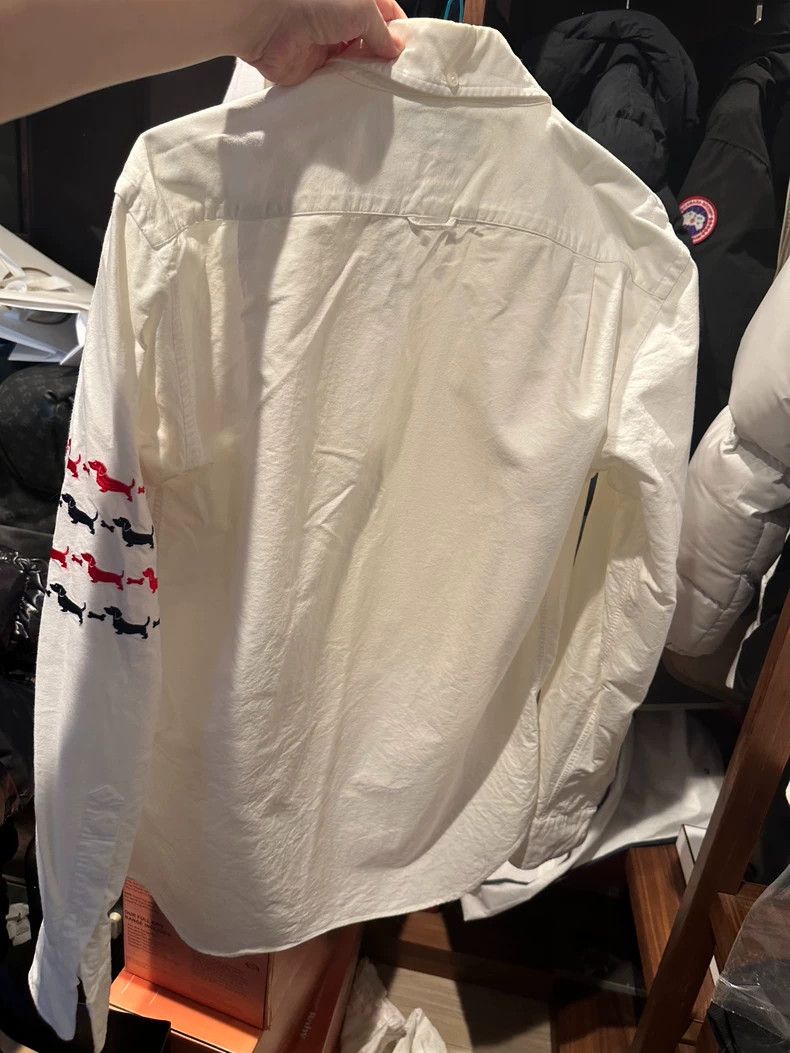 Thom Browne Thom Browne White shirt Size US L / EU 52-54 / 3 - 4 Thumbnail