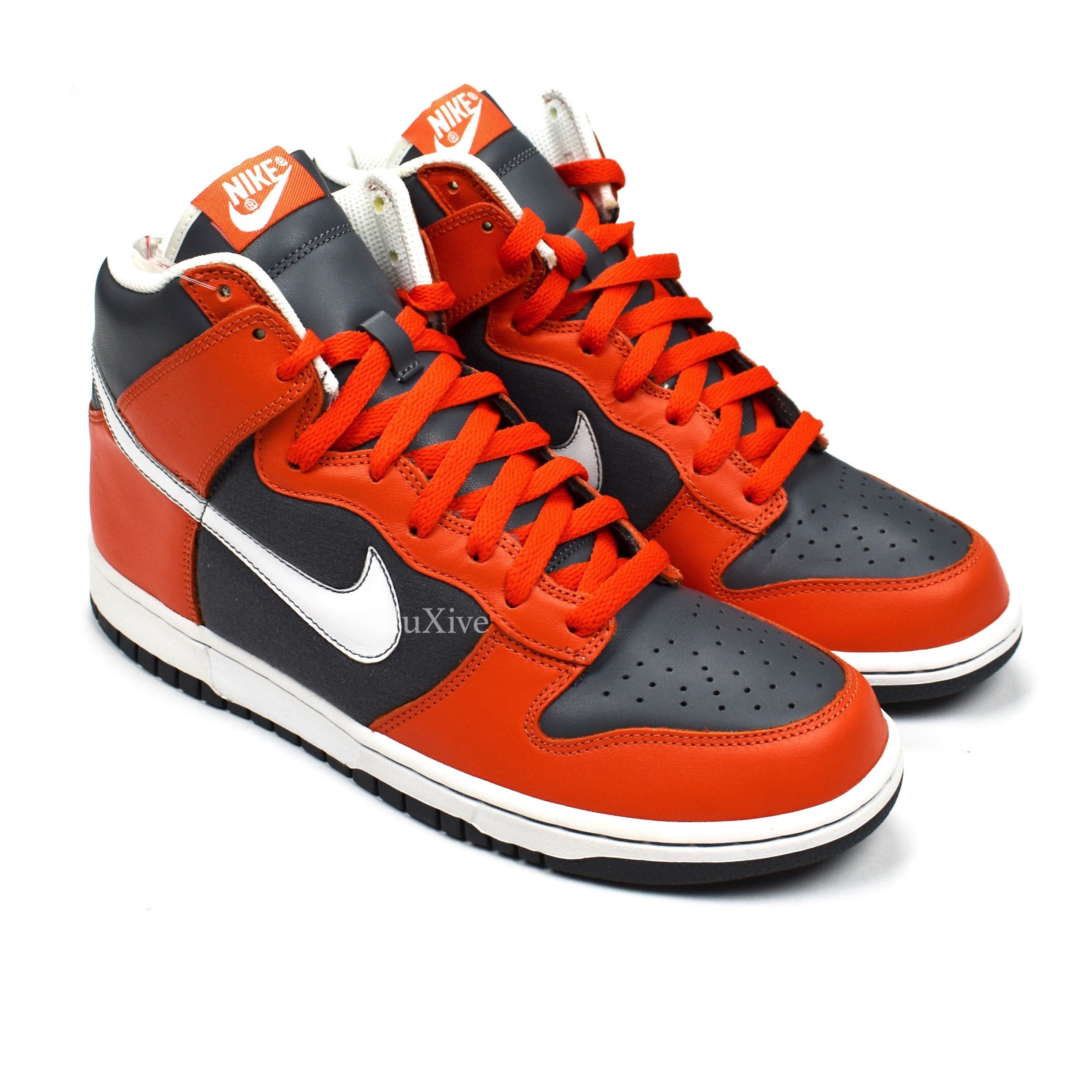 Nike Dunk High College Orange Flint Gray 2007 DS Size US 9.5 / EU 42-43 - 1 Preview