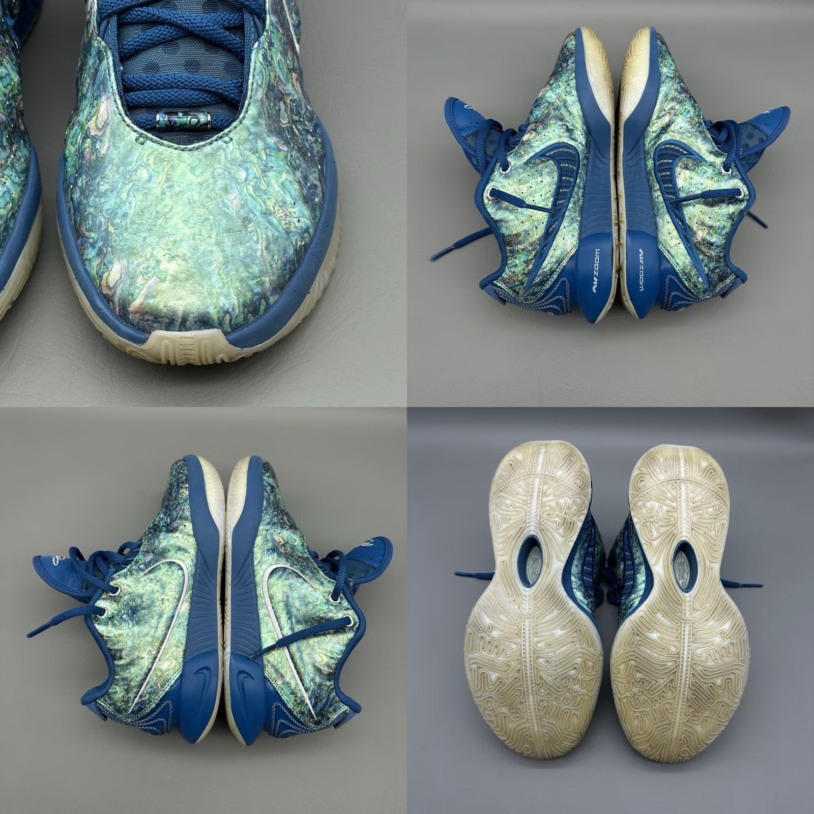 Nike Nike LeBron Jame XXI 2 Abalone Mens Size 8.5 Industrial Blue Green FN0708-400 Nike Shoes Sneaker Men's Casual Activewear 2023 Size US 9 / EU 42 - 8 Thumbnail