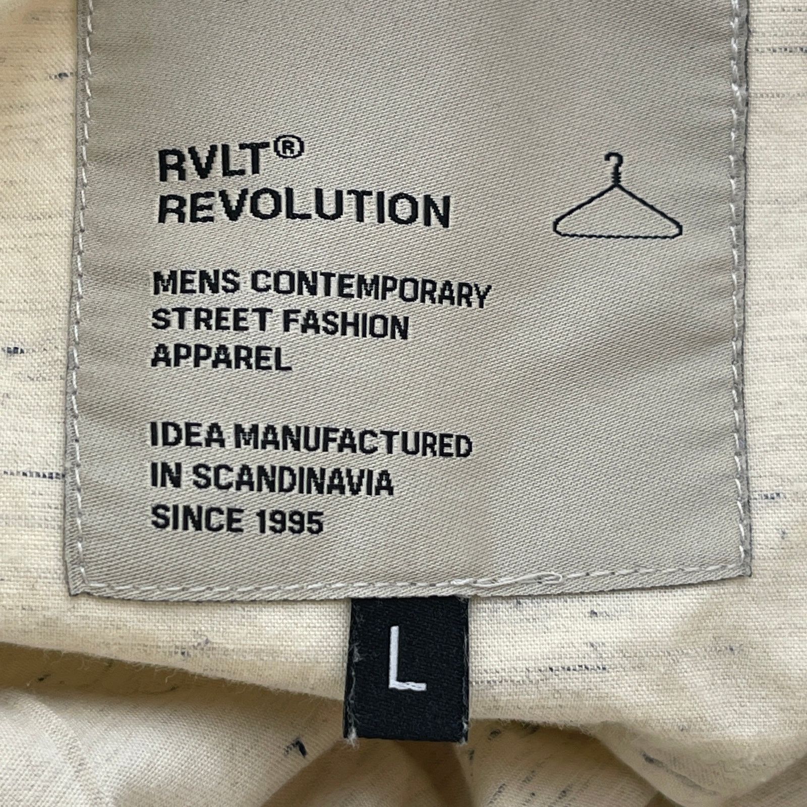 RVLT RVLT Revolution Button Down Shirt Long Sleeve Cream Size US L / EU 52-54 / 3 - 3 Thumbnail
