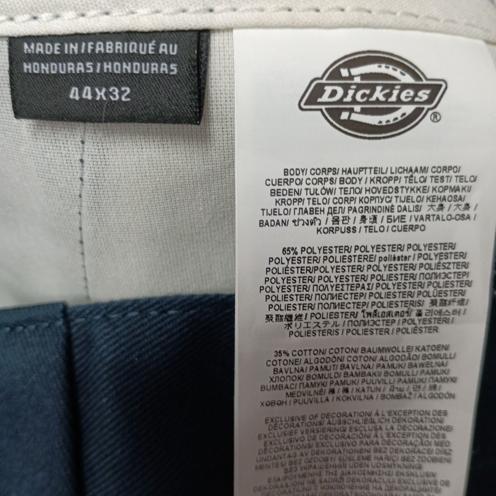 Dickies Dickies 874 Work Pants Men's 44x32 Flex Blue Original Fit Size US 44 / EU 60 - 5 Thumbnail
