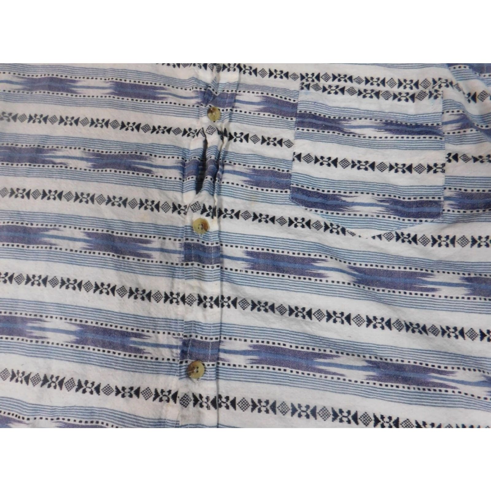 Vintage Decibel Shirt 2XL Blue Regular Button-Up, Long Sleeve, Casual, Classic, Mens Size US XXL / EU 58 / 5 - 7 Thumbnail