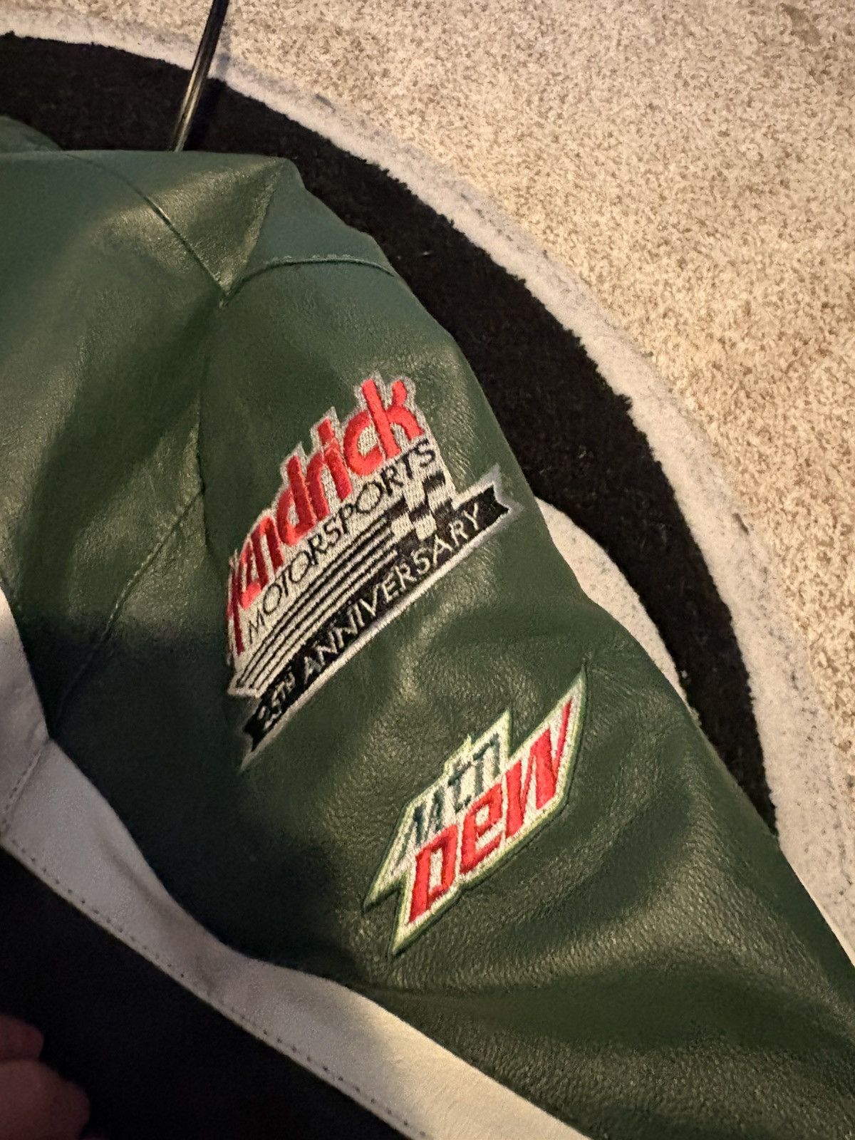 NASCAR Vintage Nascar Leather Jacket Size US XL / EU 56 / 4 - 7 Thumbnail