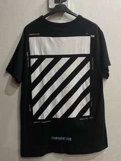 Off white temperature t hot sale shirt