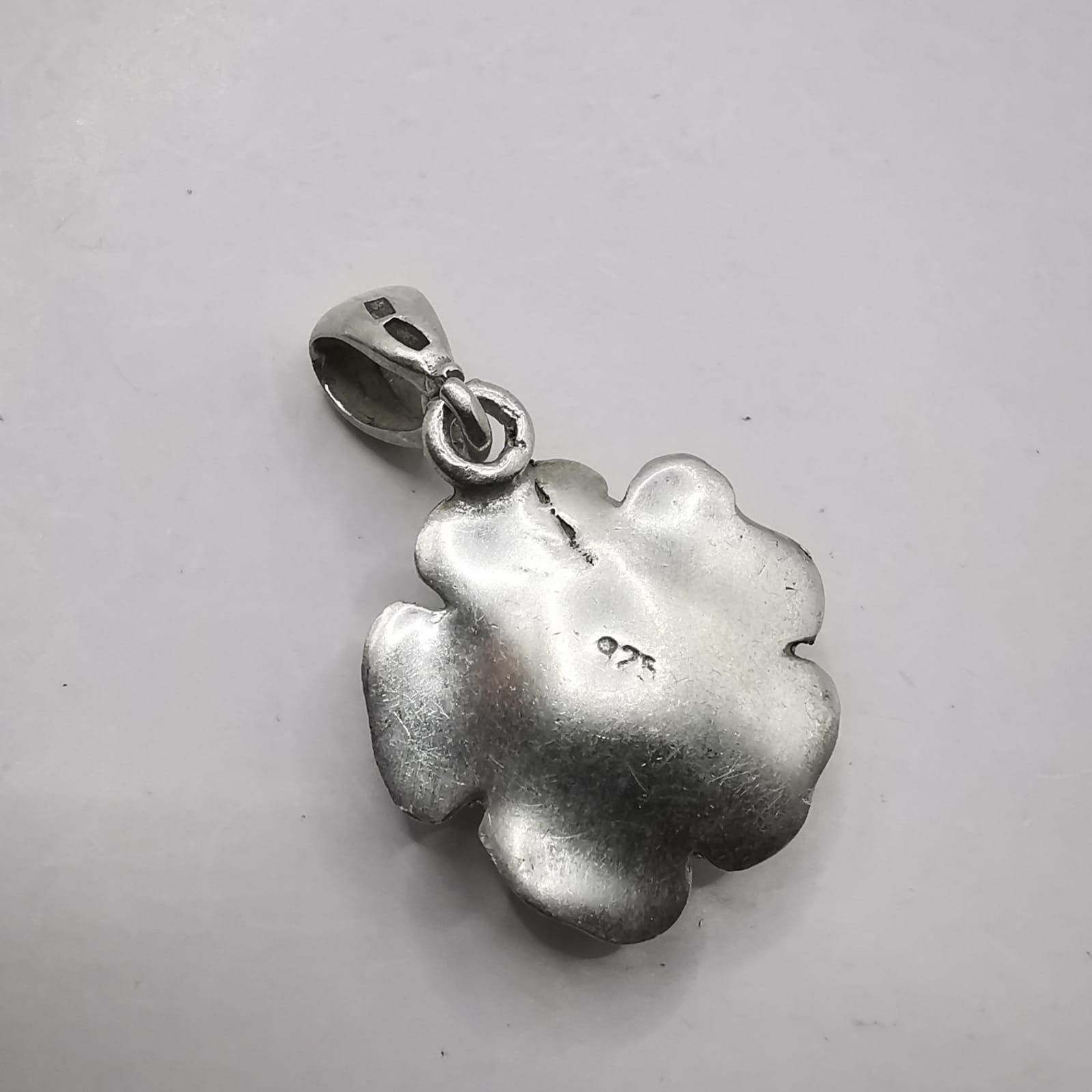 Sterling Silver × Vintage Vintage Gorgeous Pendant "Rose " 925 Sterling Silver 7g Size ONE SIZE - 6 Thumbnail
